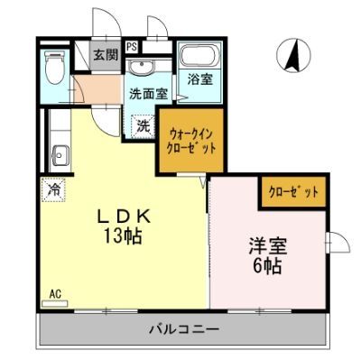 プレヴェール南林間の間取り写真
