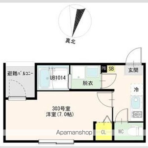 ハーモニーテラス西中島南方の間取り写真