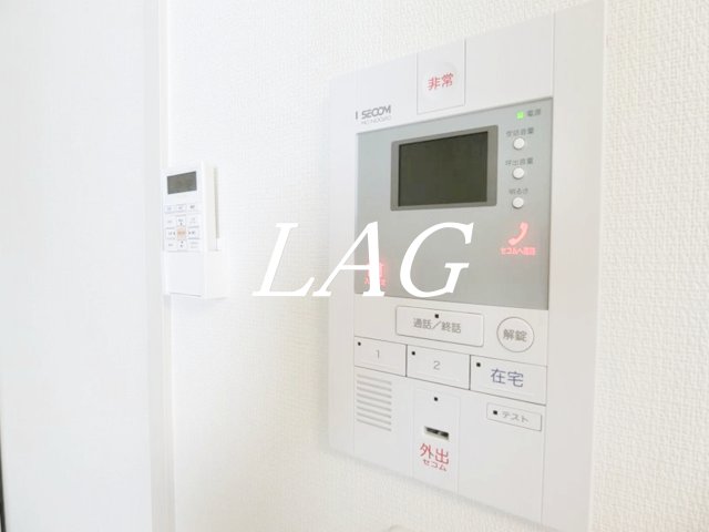 セキュリティ　モニター付きインターフォンです。