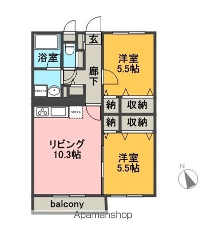 メゾン プランドールの間取り写真