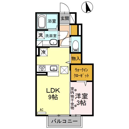 ヴァイアCの間取り写真