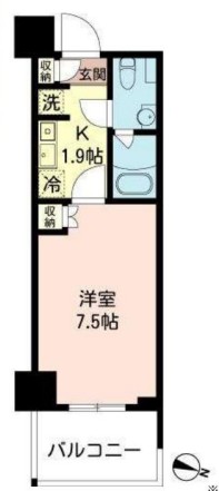 MFPRコート木場公園の間取り写真