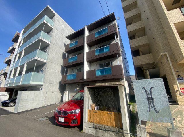 建物外観　札幌市中央区南９条西「プリシード１」