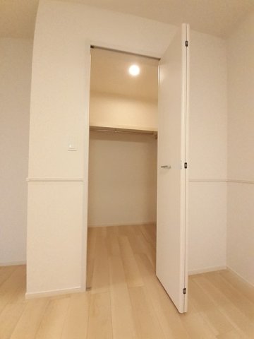 収納　たっぷりとした収納スペースです