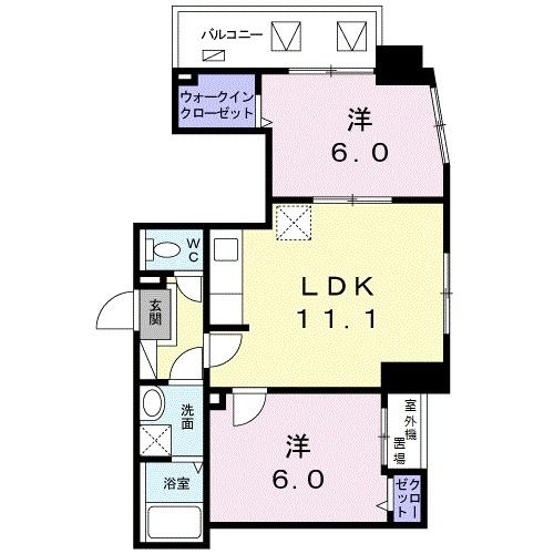 プルメリアの間取り写真