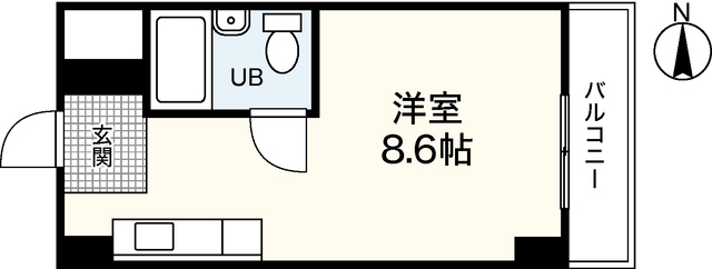 コーポラス岡本の間取り写真