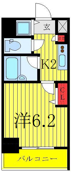 ＪＲ山手線 大塚駅 徒歩4分 12階建 築16年の間取り写真
