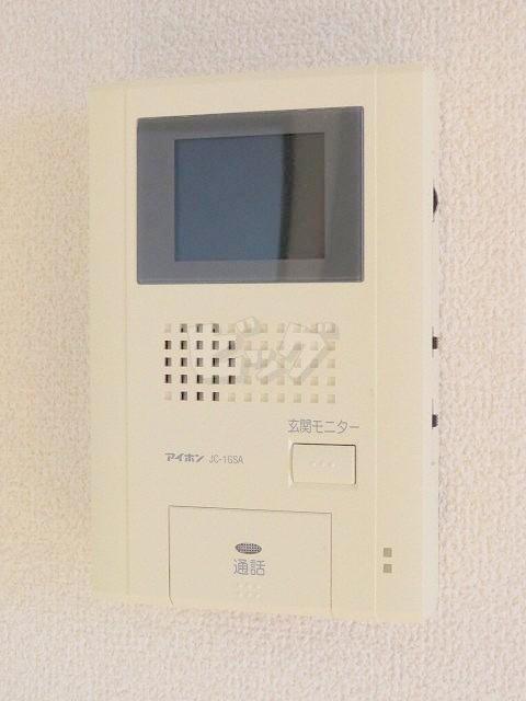 セキュリティ　来客の顔が見えて安心！TVモニターホン付きです♪