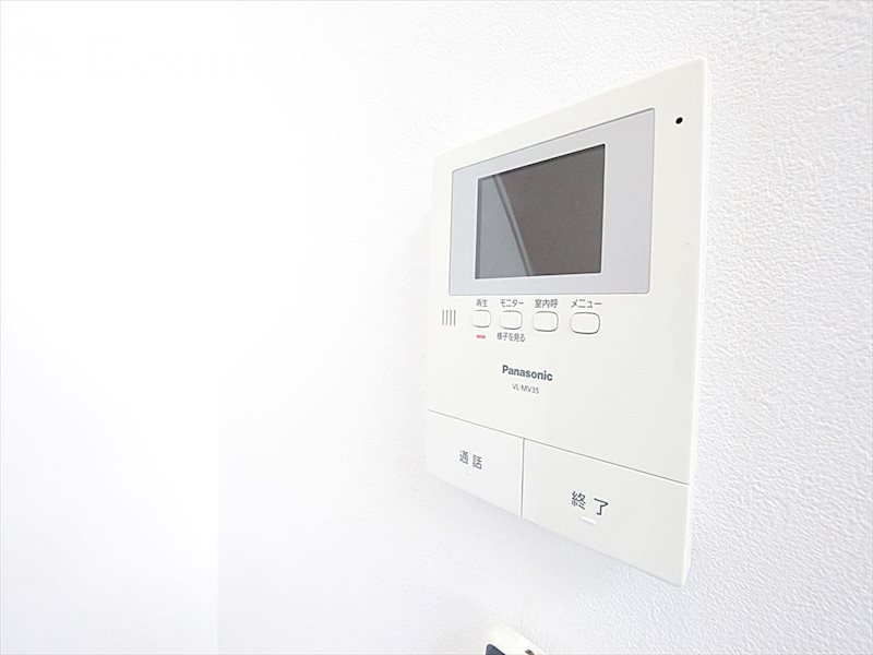 セキュリティ　モニター付きインターホン