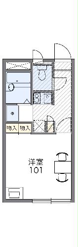 レオパレスバルヴェールIの間取り