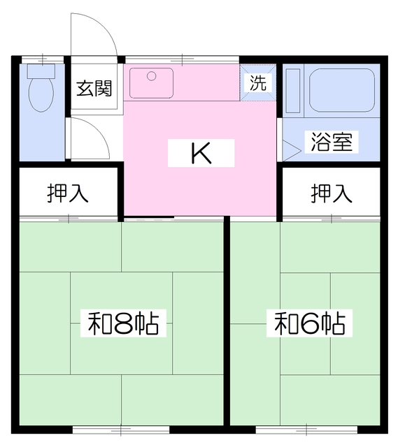 メゾン見前の間取り