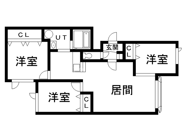 ラフプレイスIVの間取り