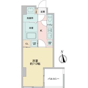 名古屋市昭和区鶴舞のマンションの間取り