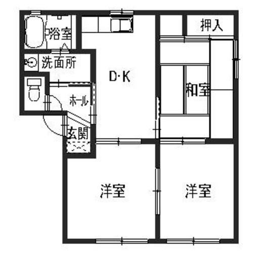 メイプルタウンIIの間取り