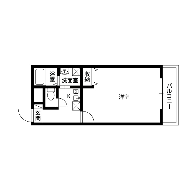 【アンプルール　モンターニュIIの間取り】