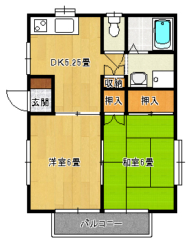 カーサTsuihiji3の間取り