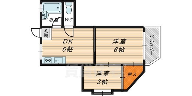 辻本マンションの間取り