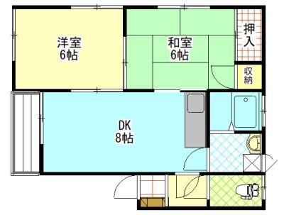 ベルマティｆ　Ａ棟の間取り