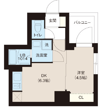 レオーネ錦糸町の間取り