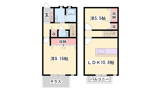 キャトルメゾンの間取り