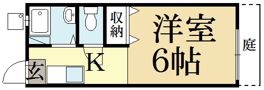 ハイツ詩仙院の間取り