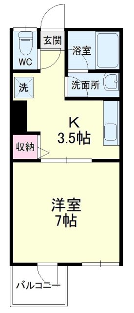 半田ビレッジ10号棟の間取り