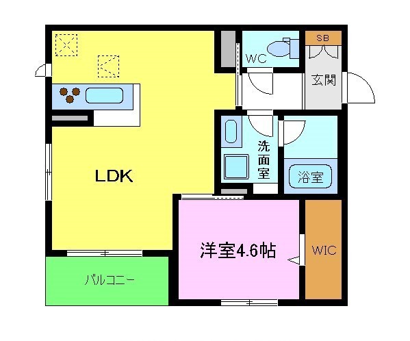 ウインドベル　堺東の間取り