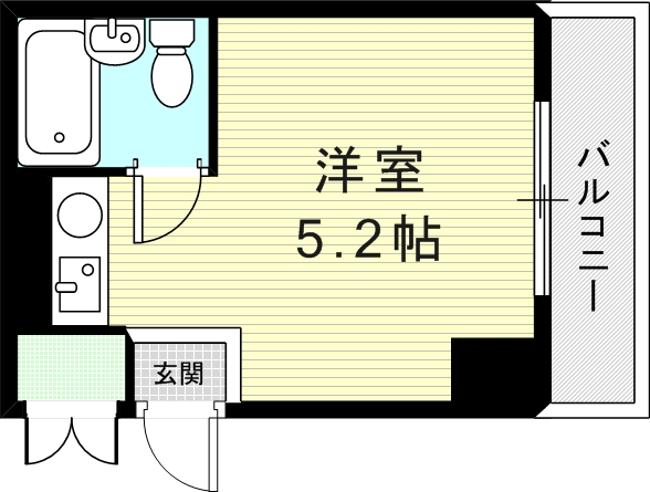 クローバーハイツ三宮の間取り