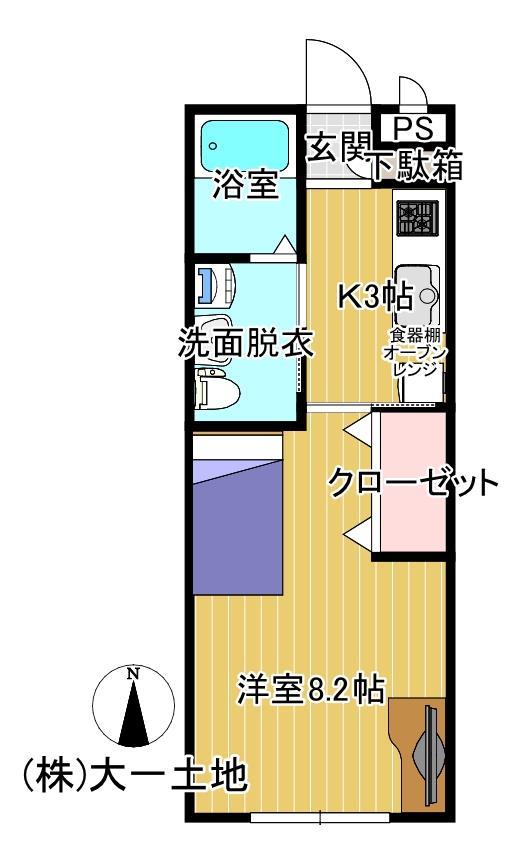 ラポール材木町の間取り