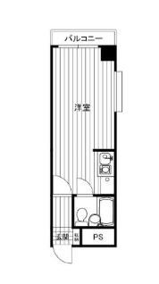 福生市大字熊川のマンションの間取り