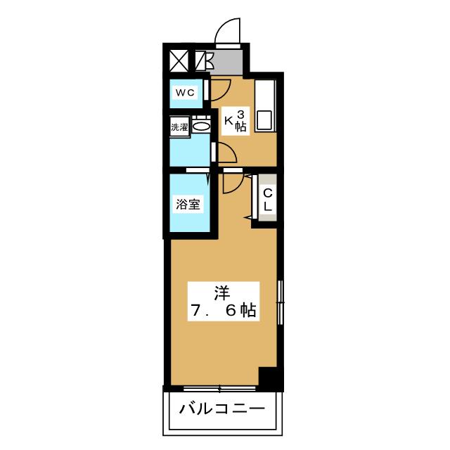 港区南麻布のマンションの間取り