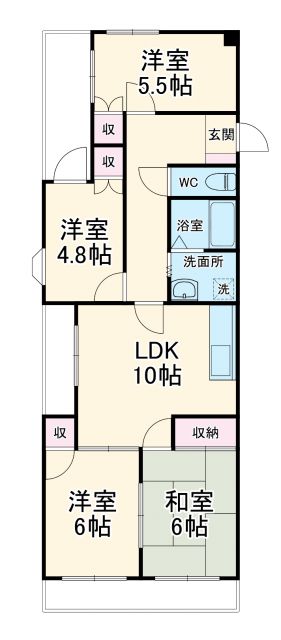 ロワールパークの間取り