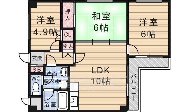 フロイデ大久保の間取り