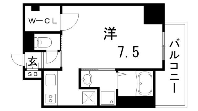 MJC神戸ブレイヴの間取り