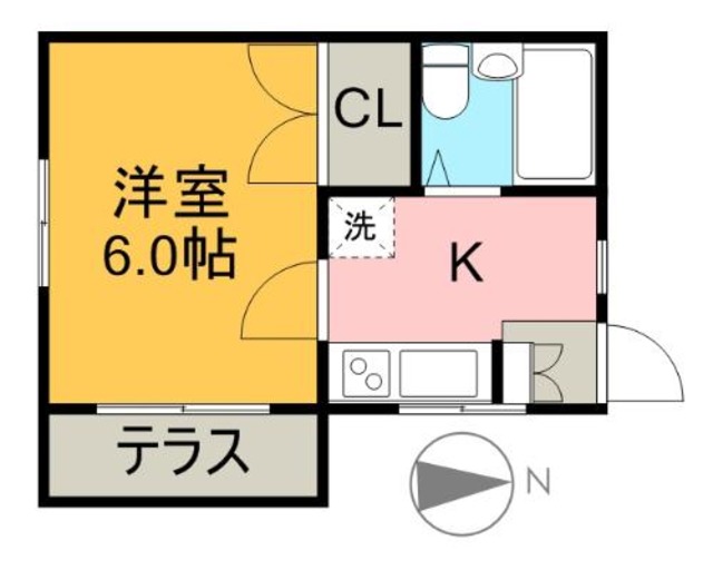 ハイツカメリアの間取り