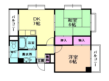 ビギニングの間取り