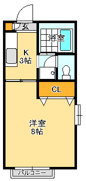 プリティの間取り