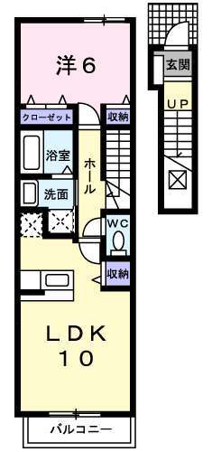 【マーヴェラス　ヴィラ　Ｂ棟の間取り】