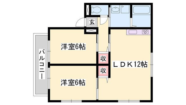 ハーモネート城西の間取り