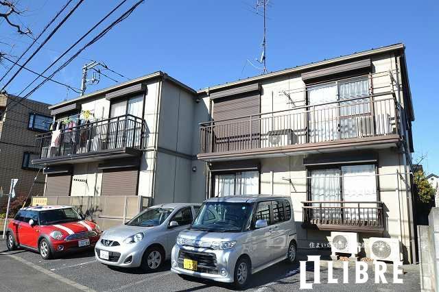 東大和市中央のアパートの建物外観