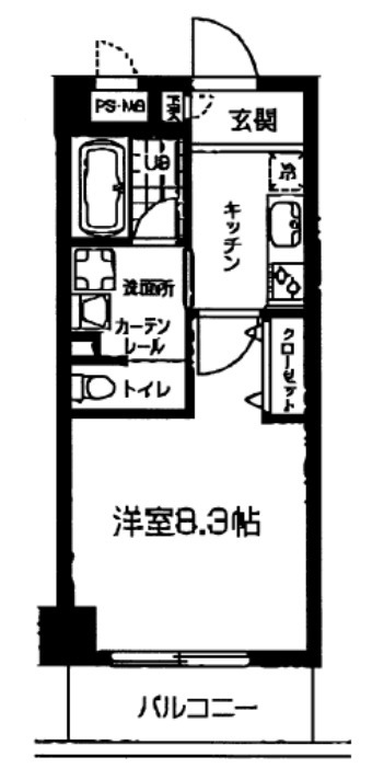 八王子市西片倉のマンションの間取り