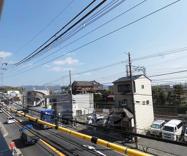 【京都市伏見区桃山町泰長老のマンションの眺望】