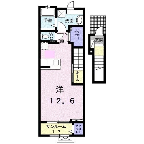 アルドール　III Ａの間取り