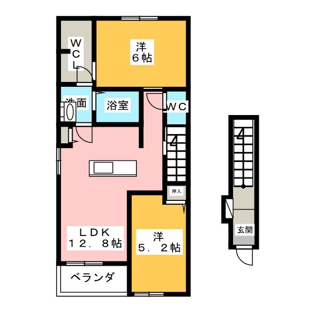 メル　コリーヌ　Iの間取り