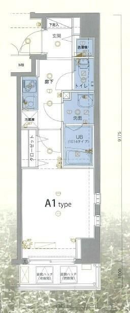 【ＧＥＮＯＶＩＡ板橋本町駅前green veilの間取り】