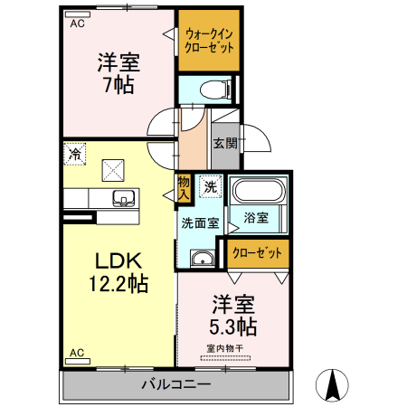 【フィオーレ桜の間取り】