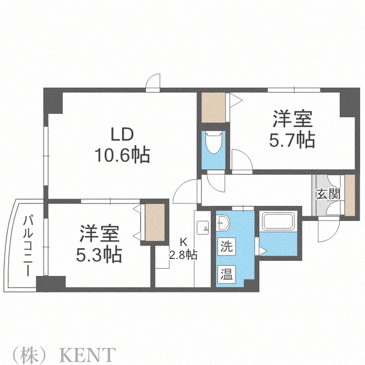 プレシード円山の間取り