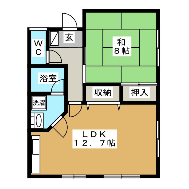 メゾン秀B_間取り_0