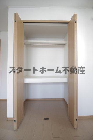 収納　大きなスペースがあり、収納には困りません