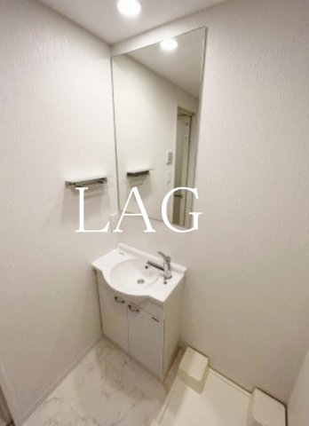 洗面設備　洗面台です。